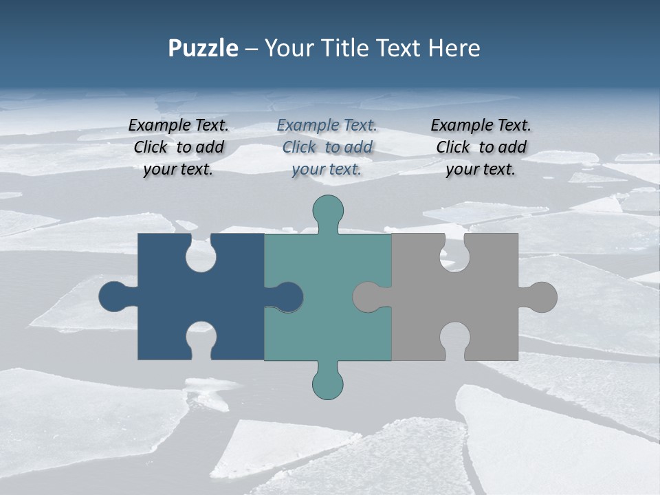 Ecology Crack Water PowerPoint Template