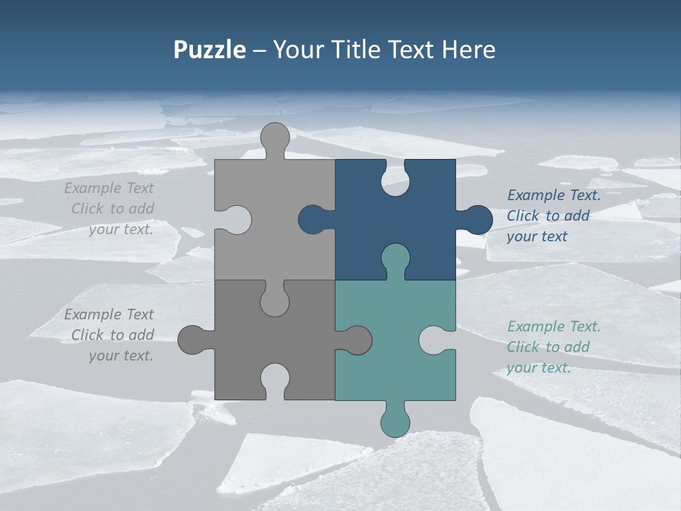 Ecology Crack Water PowerPoint Template