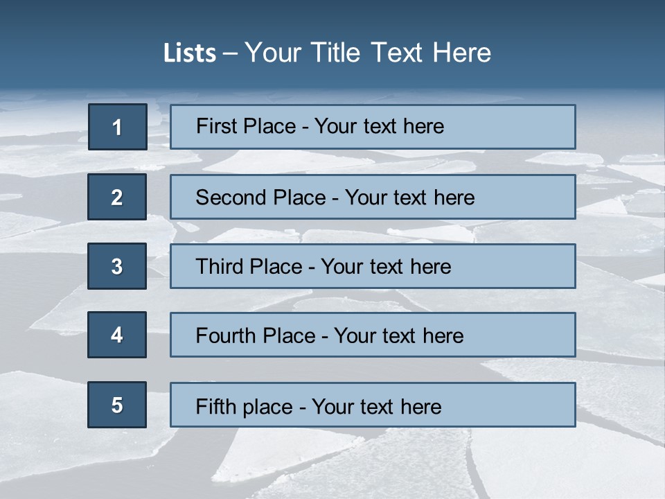 Ecology Crack Water PowerPoint Template