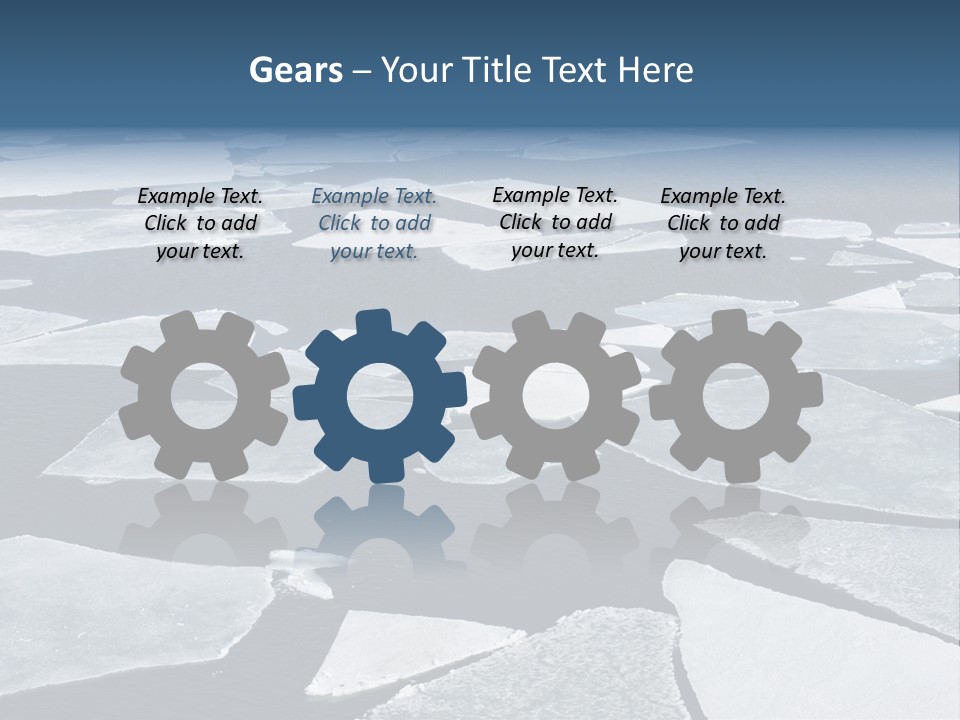 Ecology Crack Water PowerPoint Template