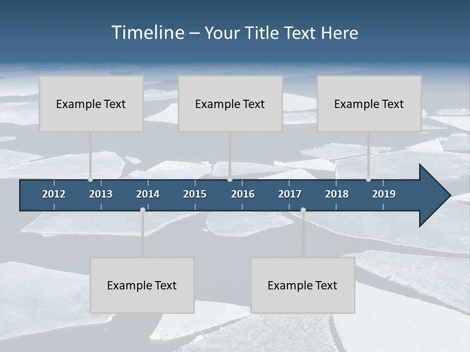 Ecology Crack Water PowerPoint Template