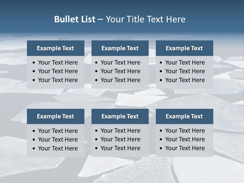Ecology Crack Water PowerPoint Template