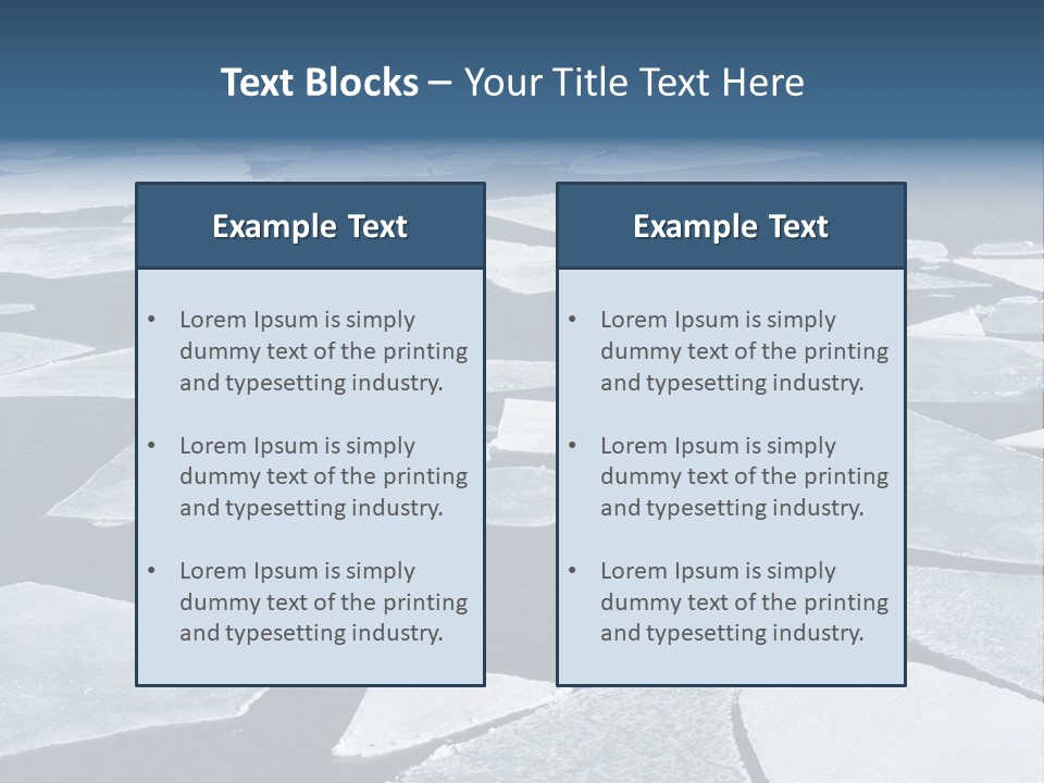 Ecology Crack Water PowerPoint Template