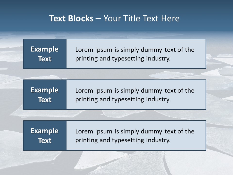Ecology Crack Water PowerPoint Template