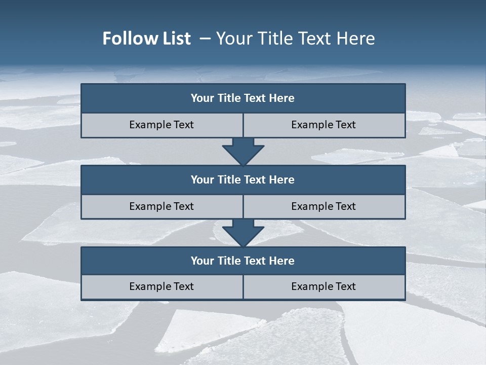 Ecology Crack Water PowerPoint Template
