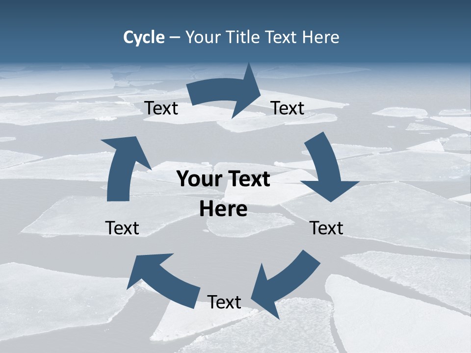 Ecology Crack Water PowerPoint Template