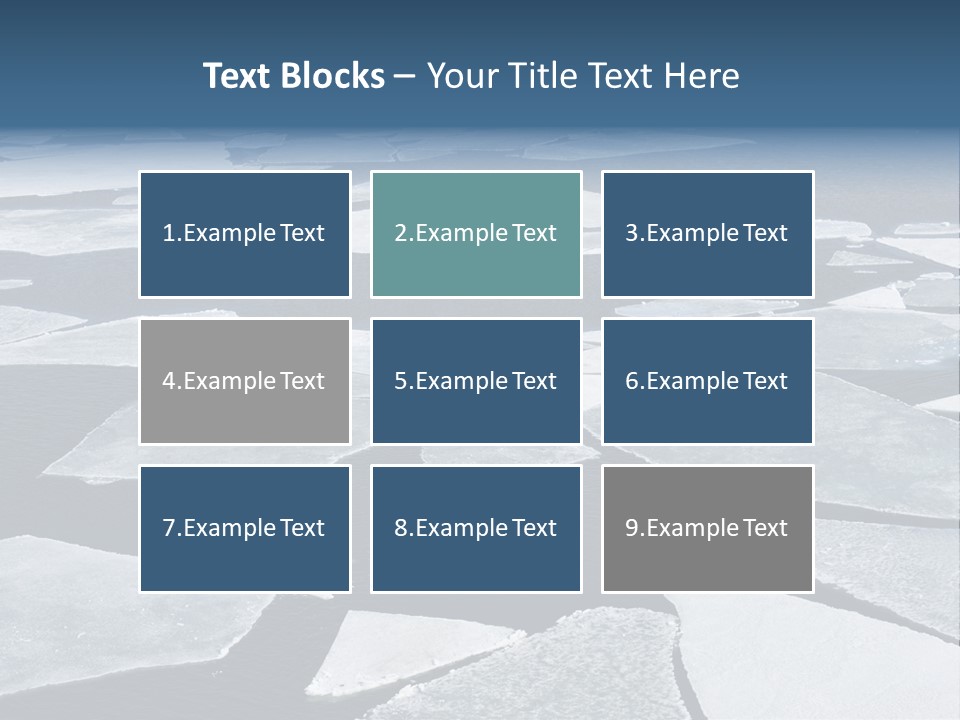 Ecology Crack Water PowerPoint Template
