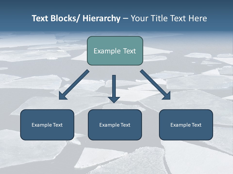 Ecology Crack Water PowerPoint Template