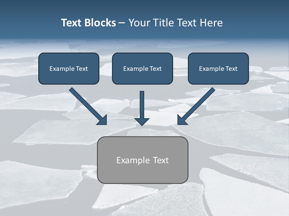 Ecology Crack Water PowerPoint Template