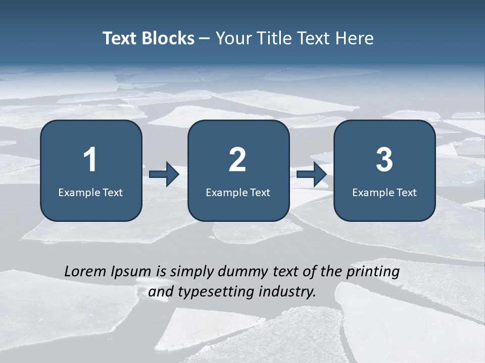 Ecology Crack Water PowerPoint Template