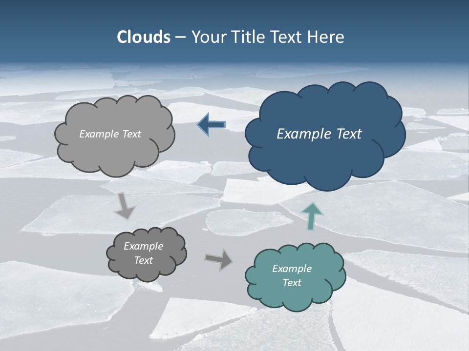 Ecology Crack Water PowerPoint Template