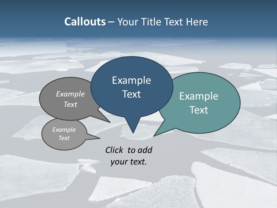 Ecology Crack Water PowerPoint Template