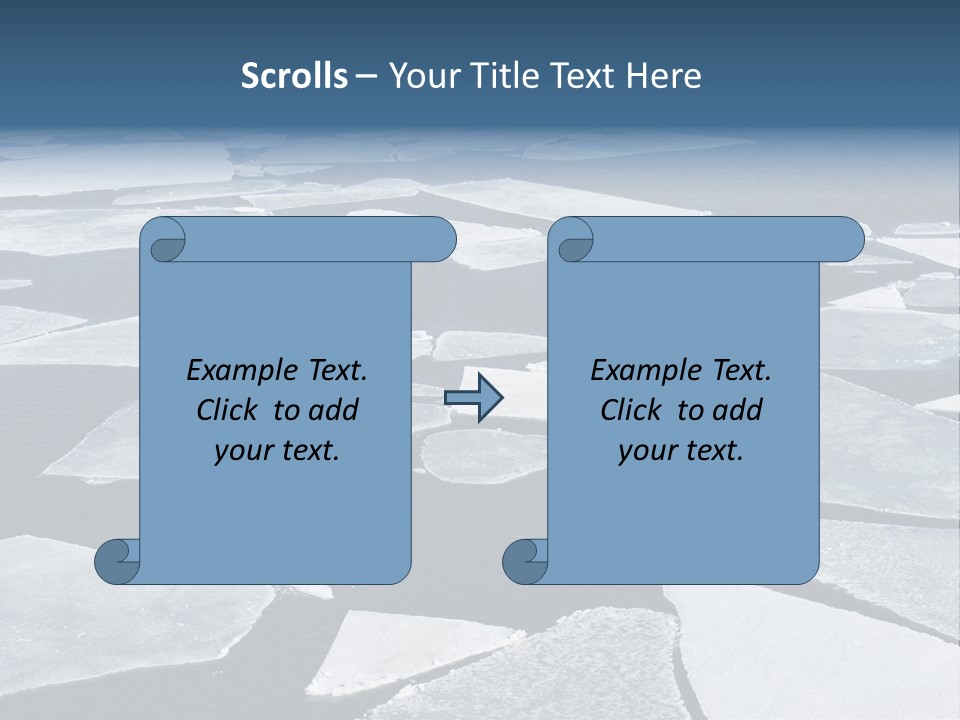 Ecology Crack Water PowerPoint Template
