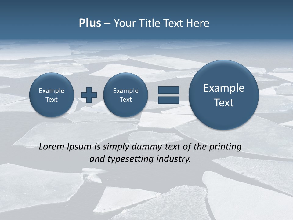 Ecology Crack Water PowerPoint Template