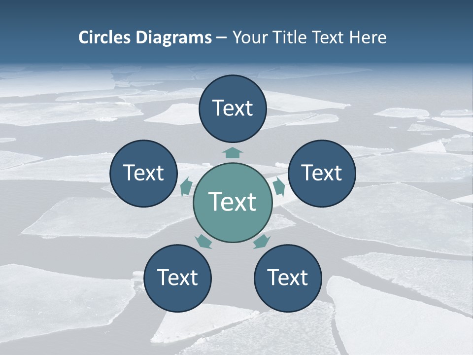 Ecology Crack Water PowerPoint Template