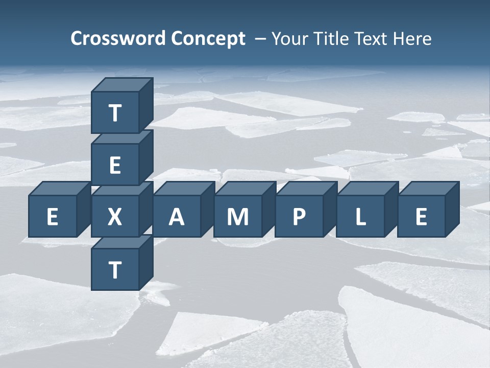 Ecology Crack Water PowerPoint Template