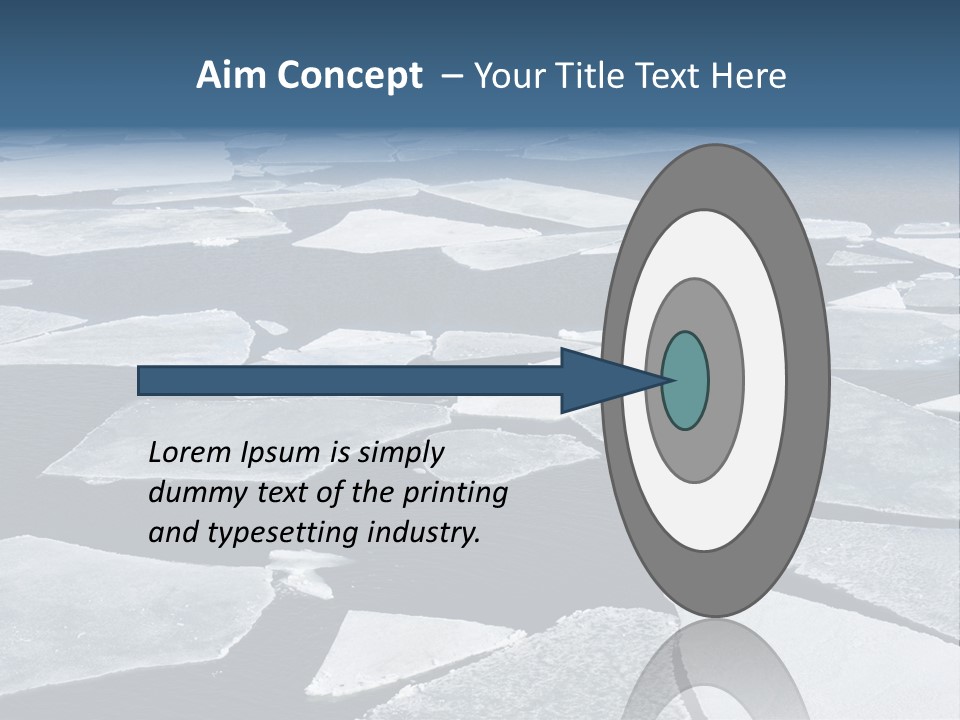 Ecology Crack Water PowerPoint Template