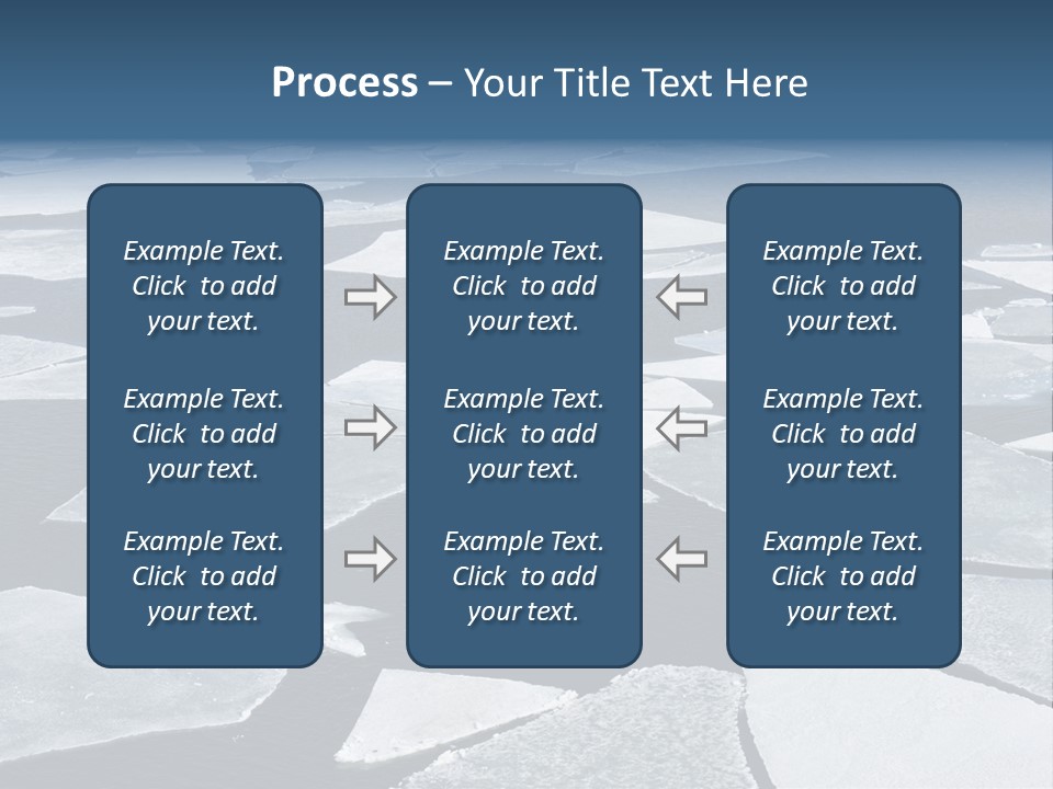 Ecology Crack Water PowerPoint Template