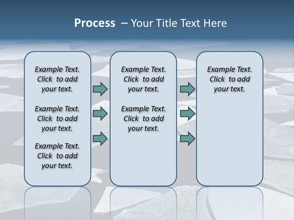 Ecology Crack Water PowerPoint Template