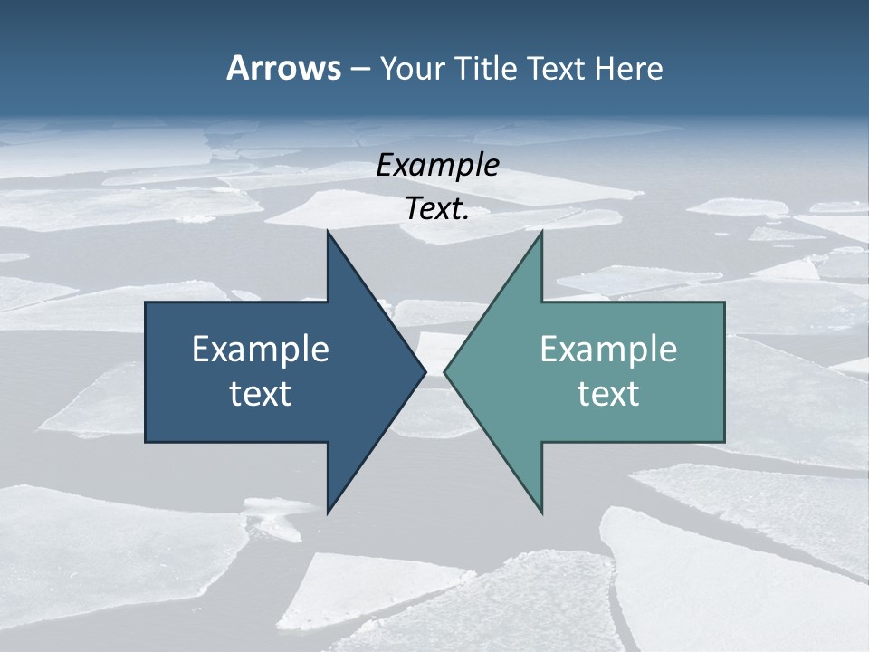 Ecology Crack Water PowerPoint Template
