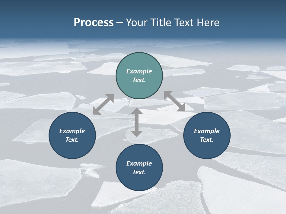 Ecology Crack Water PowerPoint Template