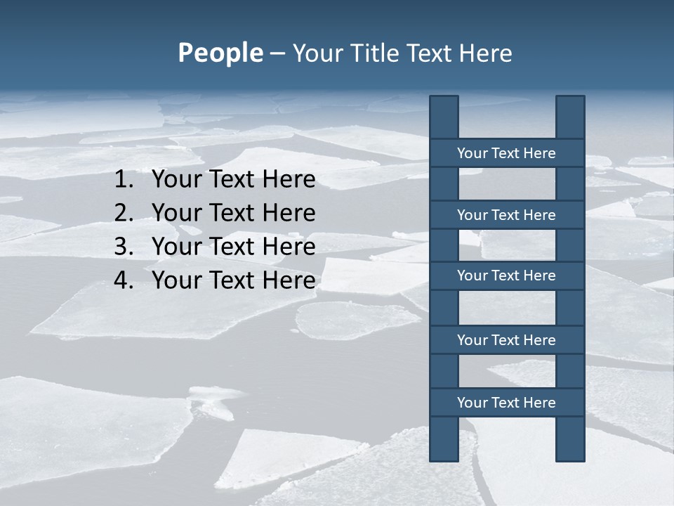 Ecology Crack Water PowerPoint Template