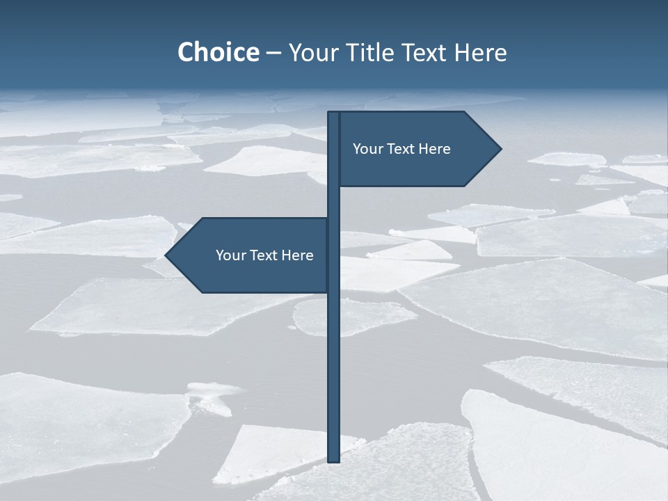 Ecology Crack Water PowerPoint Template