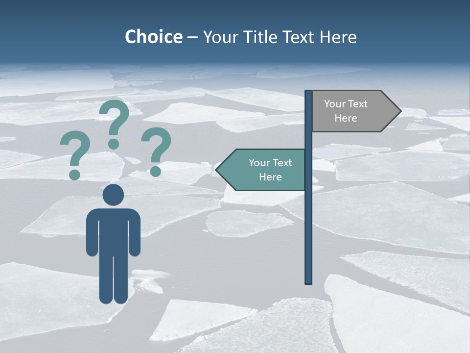 Ecology Crack Water PowerPoint Template