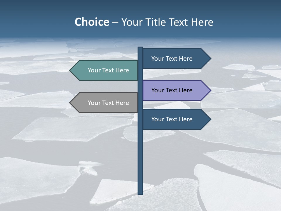 Ecology Crack Water PowerPoint Template