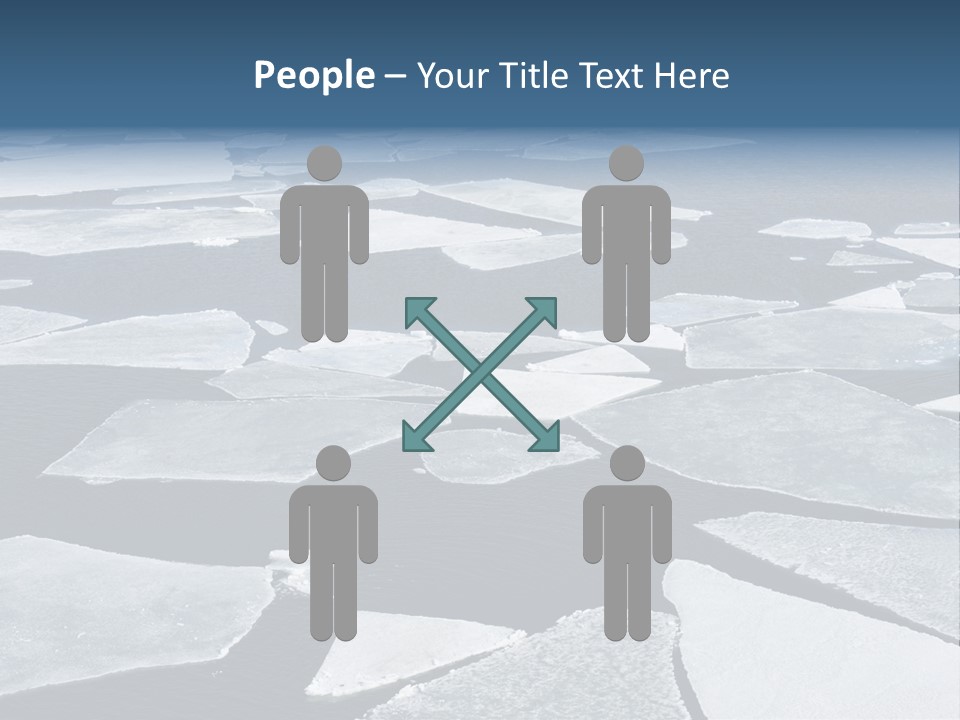 Ecology Crack Water PowerPoint Template