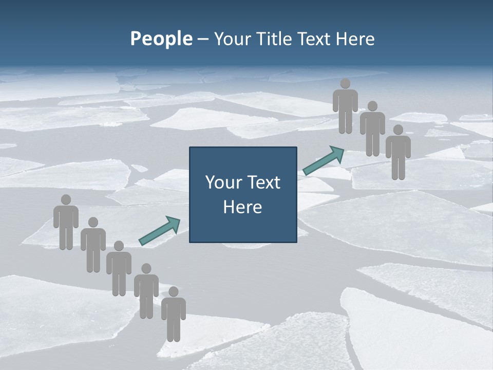 Ecology Crack Water PowerPoint Template