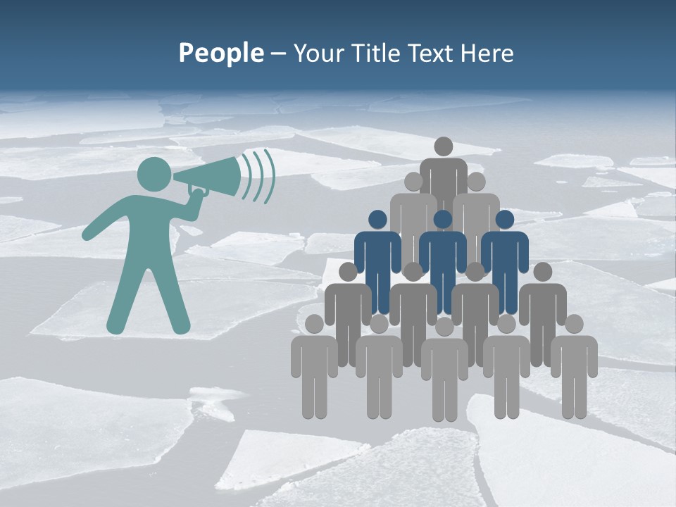 Ecology Crack Water PowerPoint Template