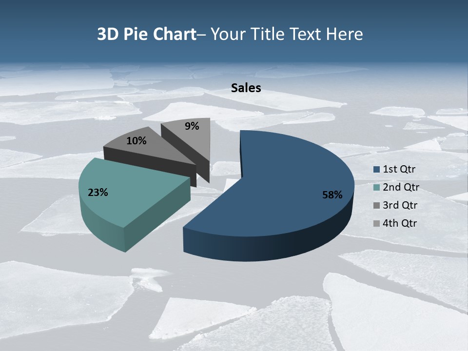 Ecology Crack Water PowerPoint Template