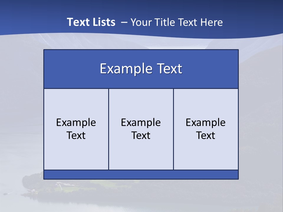 Geirangerfjord Grass Sognefjord PowerPoint Template