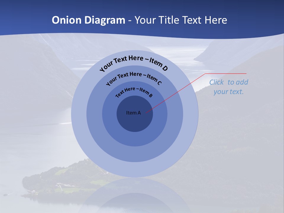 Geirangerfjord Grass Sognefjord PowerPoint Template
