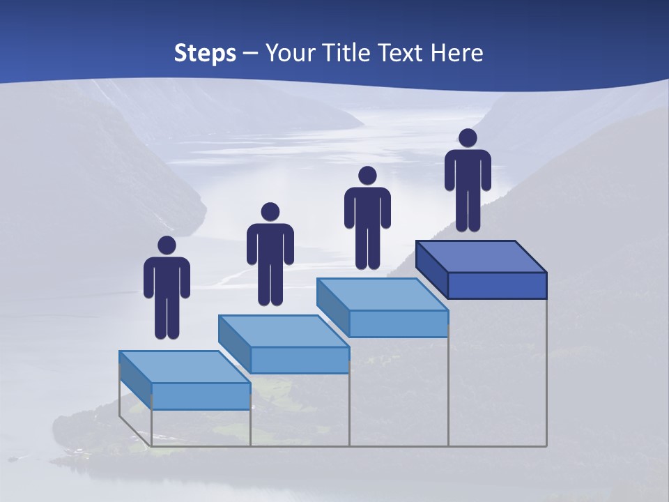 Geirangerfjord Grass Sognefjord PowerPoint Template