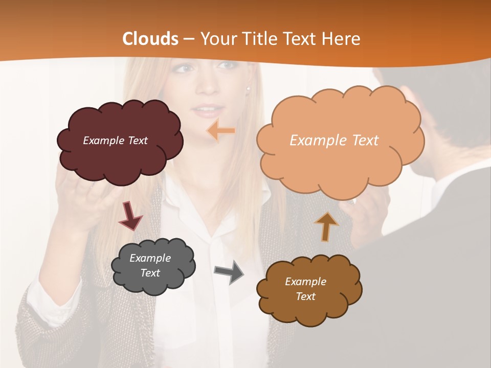Point Conversation Present PowerPoint Template