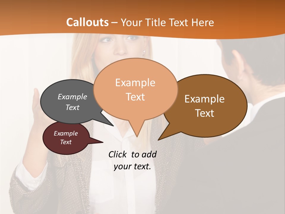 Point Conversation Present PowerPoint Template