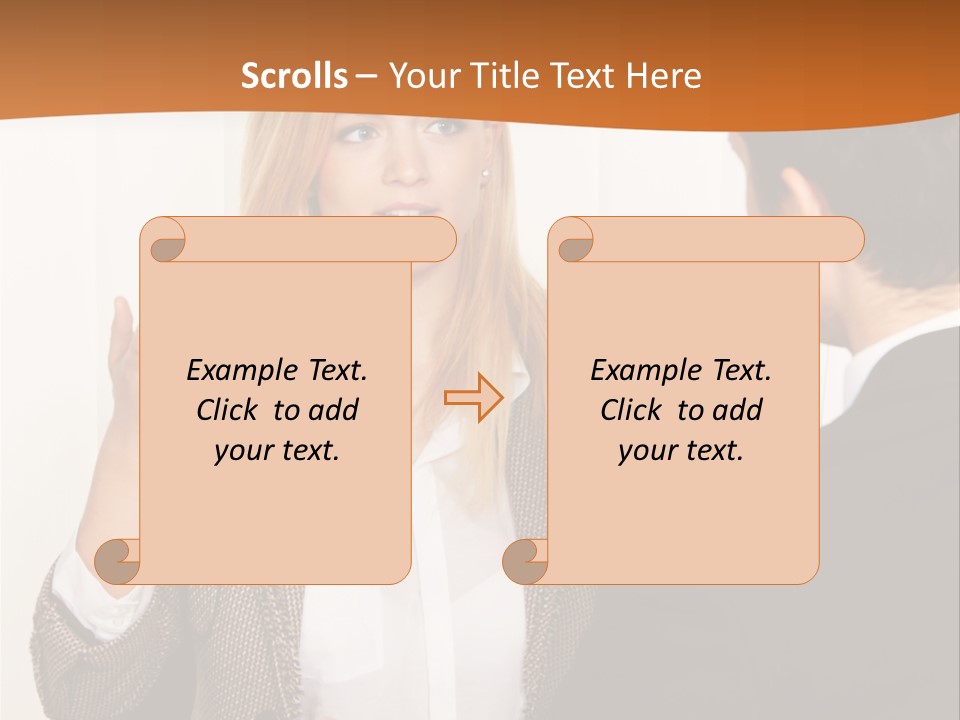 Point Conversation Present PowerPoint Template