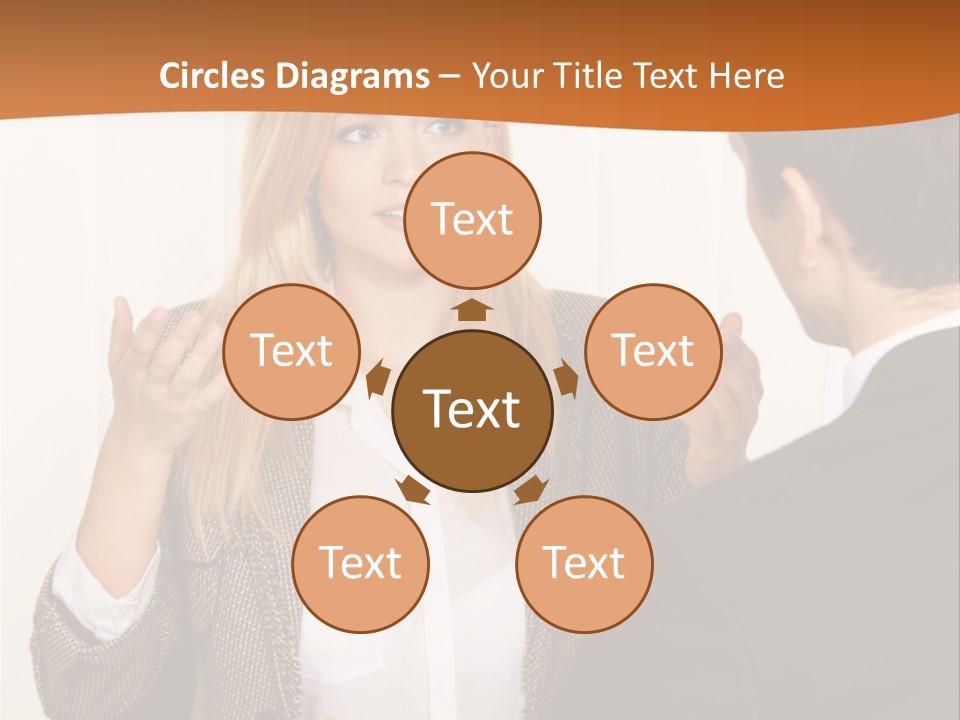 Point Conversation Present PowerPoint Template