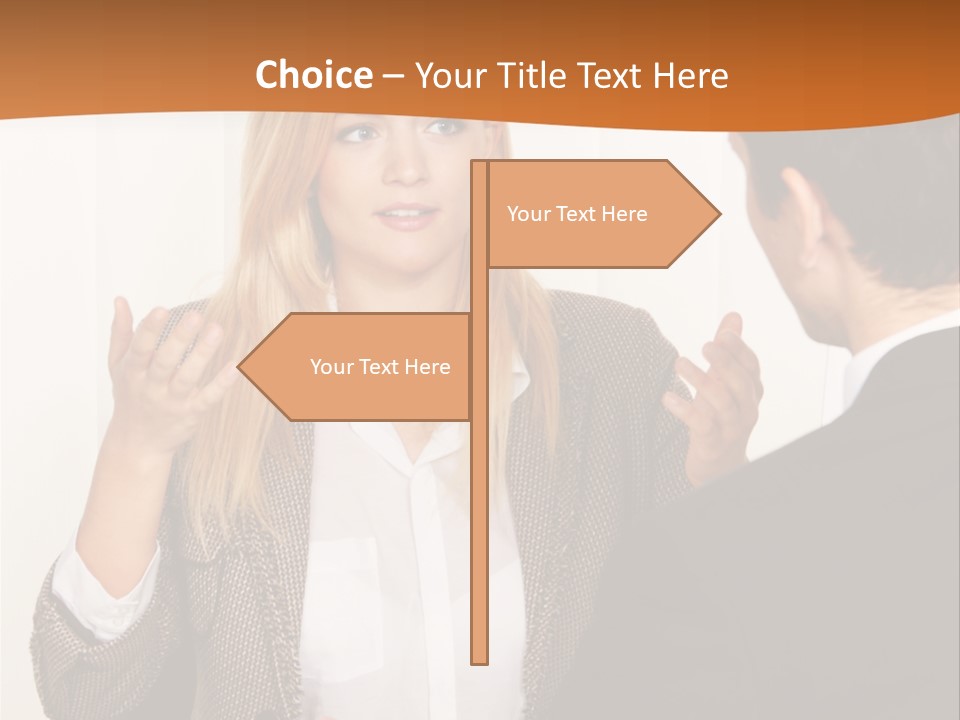 Point Conversation Present PowerPoint Template