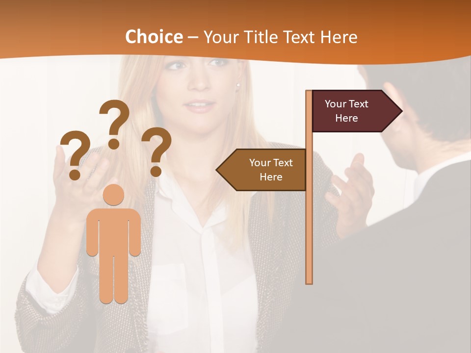 Point Conversation Present PowerPoint Template