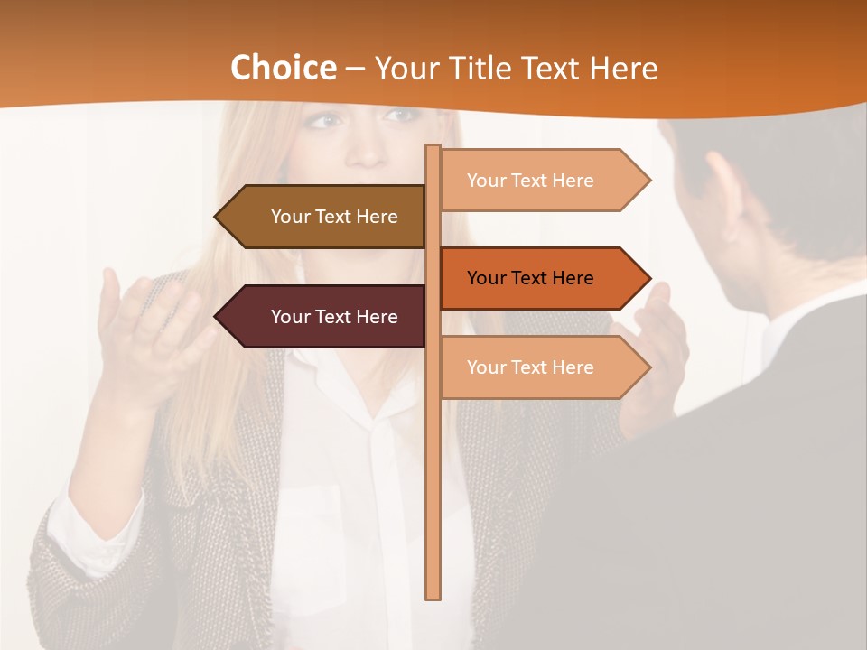 Point Conversation Present PowerPoint Template