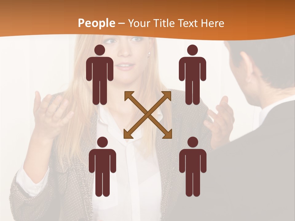 Point Conversation Present PowerPoint Template