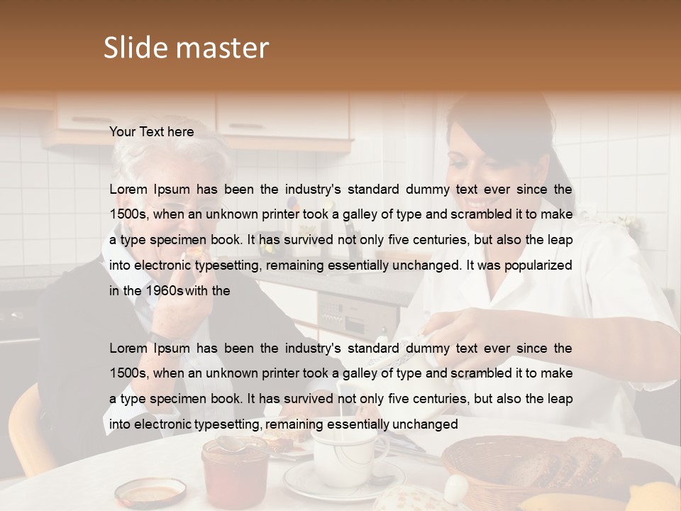 Case Patient Woman PowerPoint Template