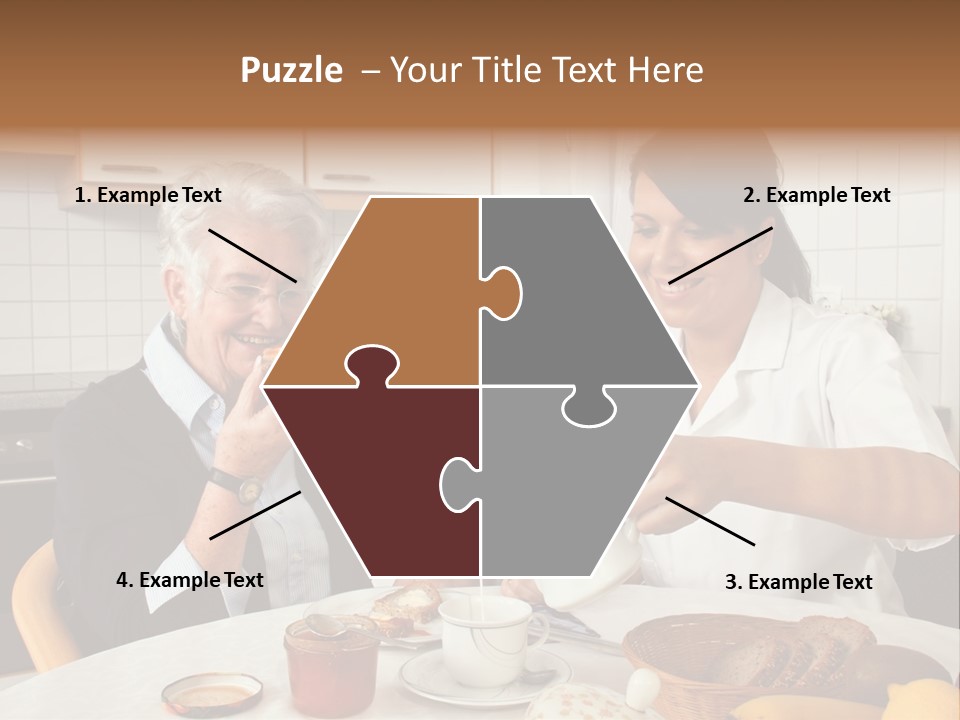 Case Patient Woman PowerPoint Template