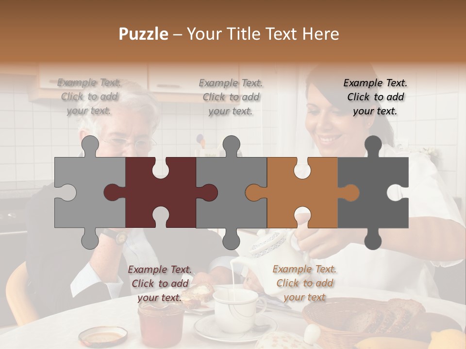 Case Patient Woman PowerPoint Template