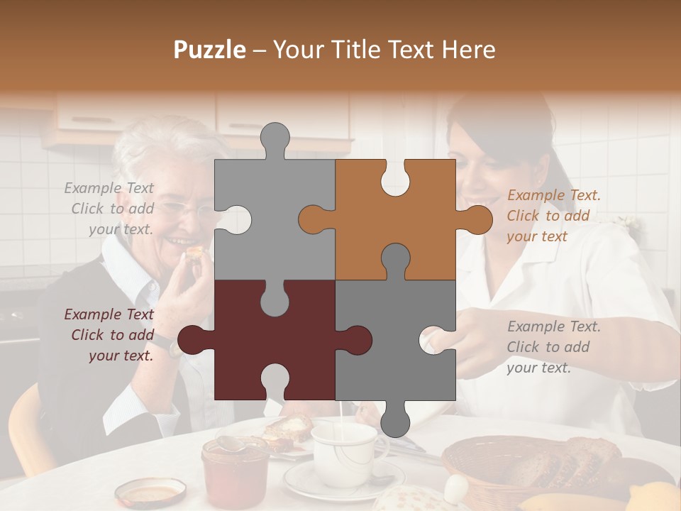 Case Patient Woman PowerPoint Template