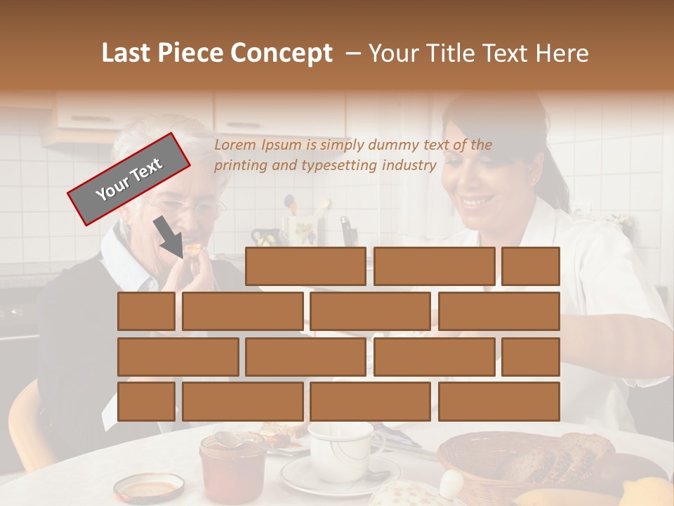 Case Patient Woman PowerPoint Template