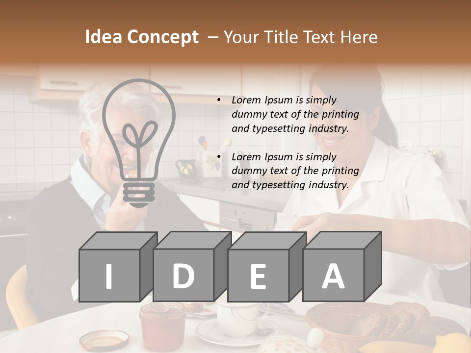 Case Patient Woman PowerPoint Template